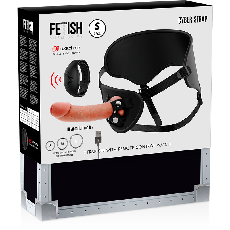 FETISCH UNDERSODIG CYBERREM - SELE MED FJÄRRKONTROLL DILDO WATCHME'S TEKNIK