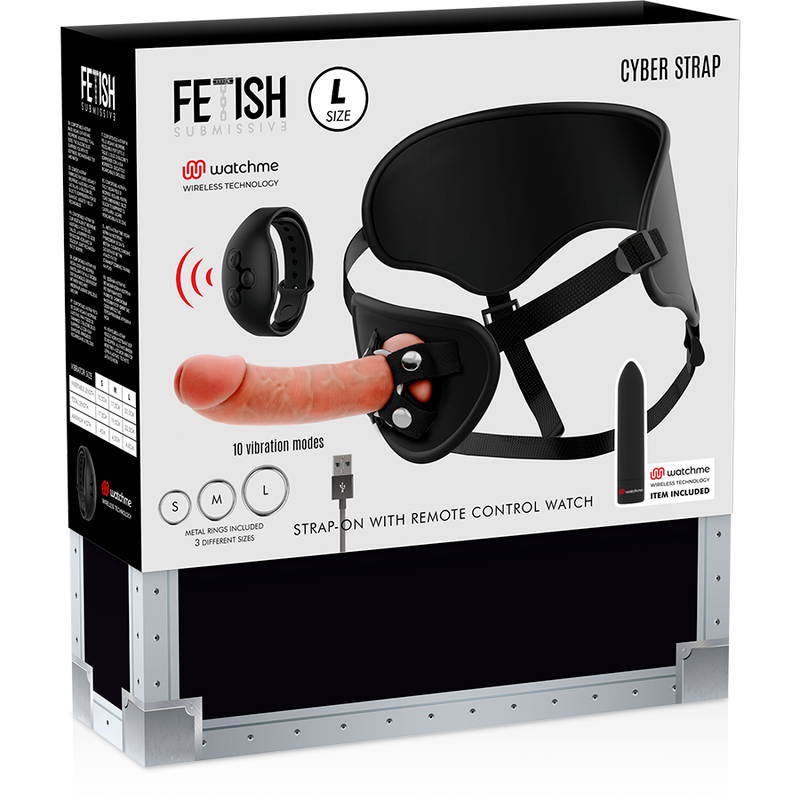 FETISCH UNDERSODIG CYBERREM - SELE MED DILDO OCH KULFJÄRRKONTROLL WATCHME L-TEKNIK