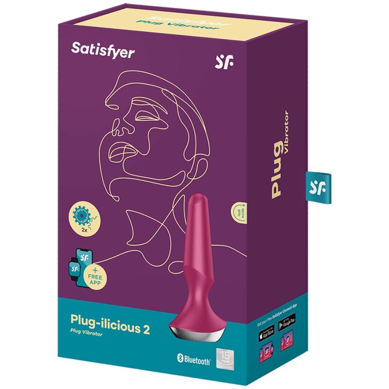 SATISFYER - PLUG ILICIOUS 2-PLUGGS VIBRATOR BÄR