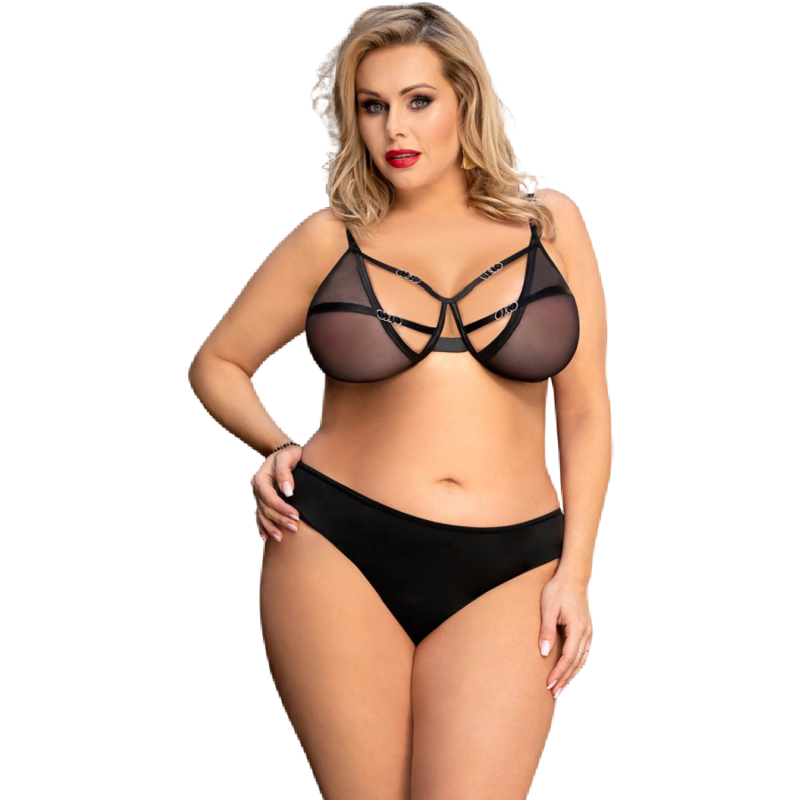 QUEEN LINGERIE - TVÅDELAT SET S/M