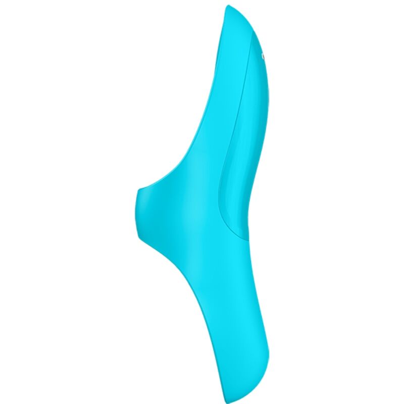 SATISFYER - TEASER FINGERVIBRATOR BLÅTT LJUS