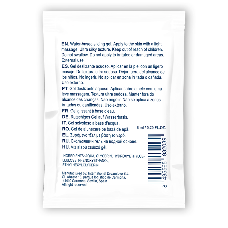 WATERFEEL - NEUTRAL VATTENBASERAD GLIDGEL 6 ML