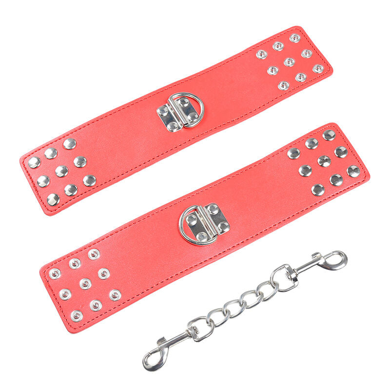 OHMAMA FETISH - RÖDA HANDBOJOR MED KNÄPPKNÄPPNING