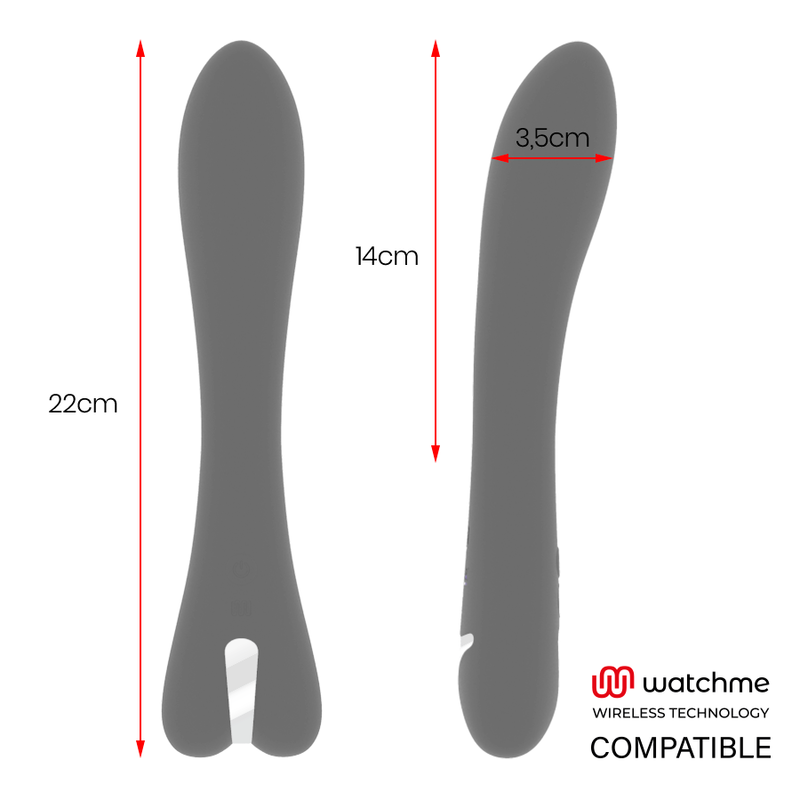 BRILLY GLAM - RYAN VIBRATOR WATCHME TRÅDLÖS TEKNIK KOMPATIBEL