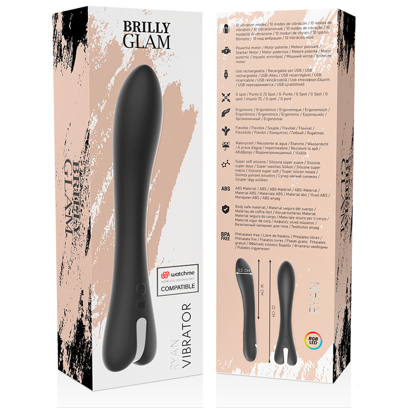 BRILLY GLAM - RYAN VIBRATOR WATCHME TRÅDLÖS TEKNIK KOMPATIBEL