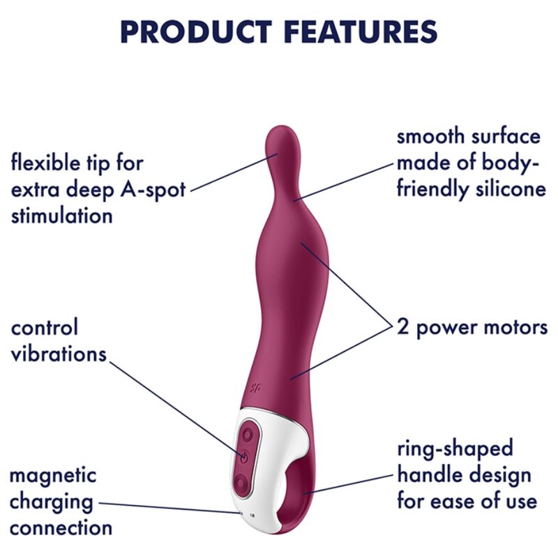 SATISFYER - FANTASTISK 1 ASPOT VIBRATOR BÄR