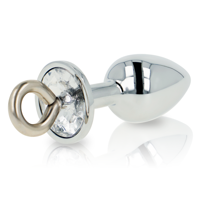 OHMAMA FETISH METALL ANALPLUGG MED RING