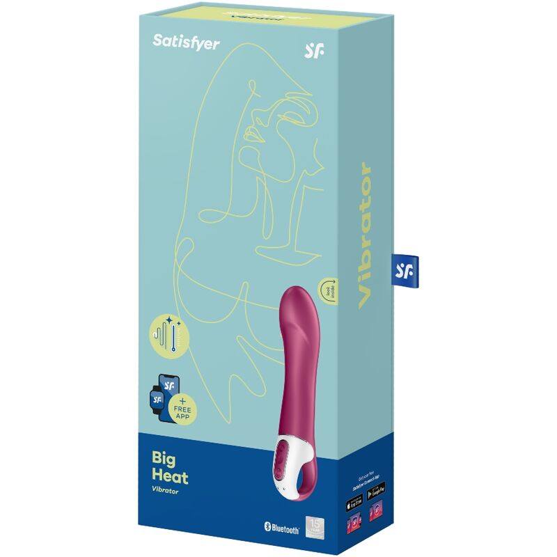 SATISFYER - STOR VÄRME GSPOT VIBRATOR