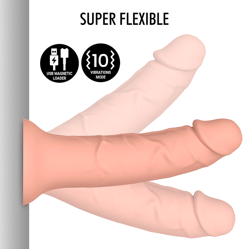 MYTHOLOGY - ASHER ORIGINAL DILDO S - VIBRATOR KOMPATIBEL MED WATCHME TRÅDLÖS TEKNIK
