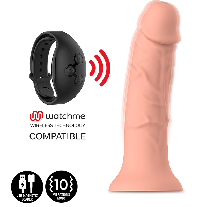 MYTHOLOGY - ASHER ORIGINAL DILDO M - VIBRATOR KOMPATIBEL MED WATCHME TRÅDLÖS TEKNIK