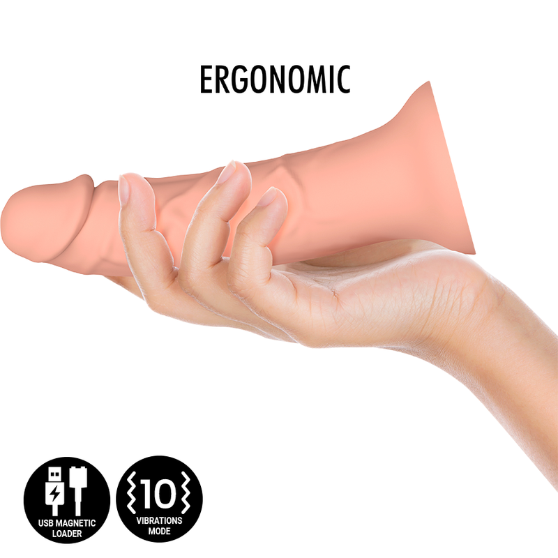 MYTHOLOGY - ASHER ORIGINAL DILDO M - VIBRATOR KOMPATIBEL MED WATCHME TRÅDLÖS TEKNIK