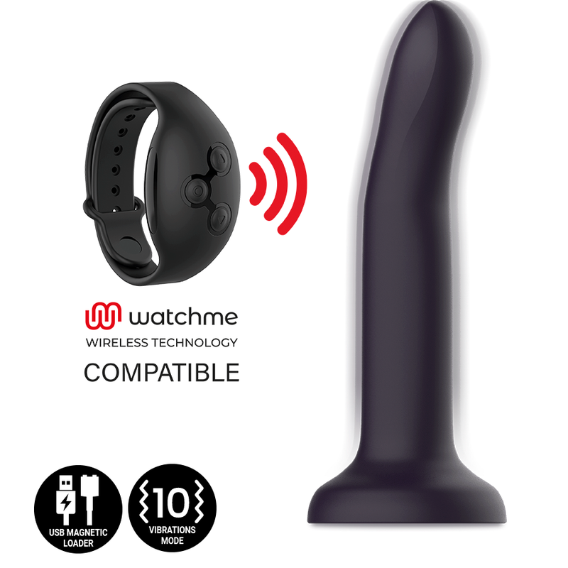 MYTHOLOGY DUMAN MYSTIC DILDO S - VIBRATOR WATCHME TRÅDLÖS TEKNIK KOMPATIBEL