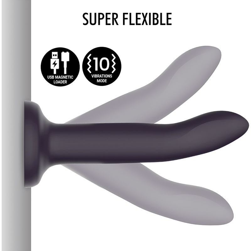 MYTHOLOGY DUMAN MYSTIC DILDO S - VIBRATOR WATCHME TRÅDLÖS TEKNIK KOMPATIBEL
