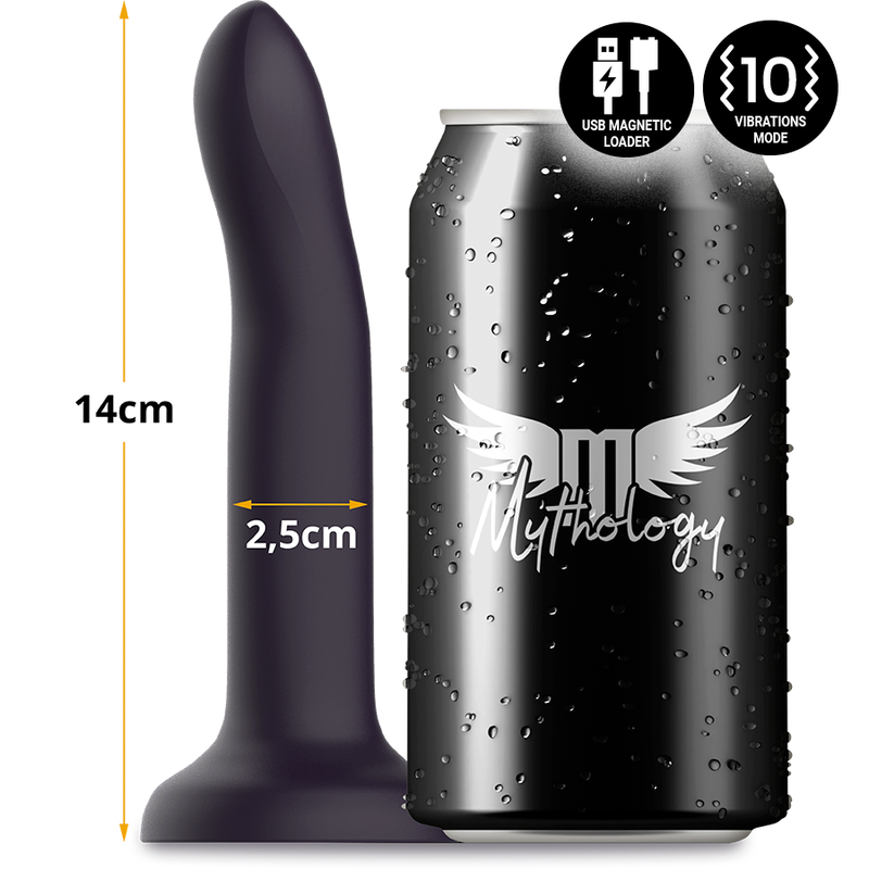MYTHOLOGY DUMAN MYSTIC DILDO S - VIBRATOR WATCHME TRÅDLÖS TEKNIK KOMPATIBEL
