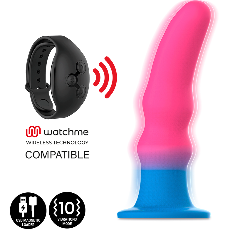 MYTHOLOGY - KUNO UTOPIA DILDO M - VIBRATOR KOMPATIBEL MED WATCHME TRÅDLÖS TEKNIK
