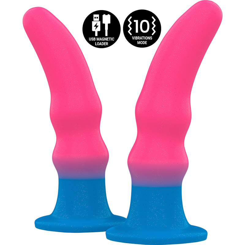 MYTHOLOGY - KUNO UTOPIA DILDO M - VIBRATOR KOMPATIBEL MED WATCHME TRÅDLÖS TEKNIK
