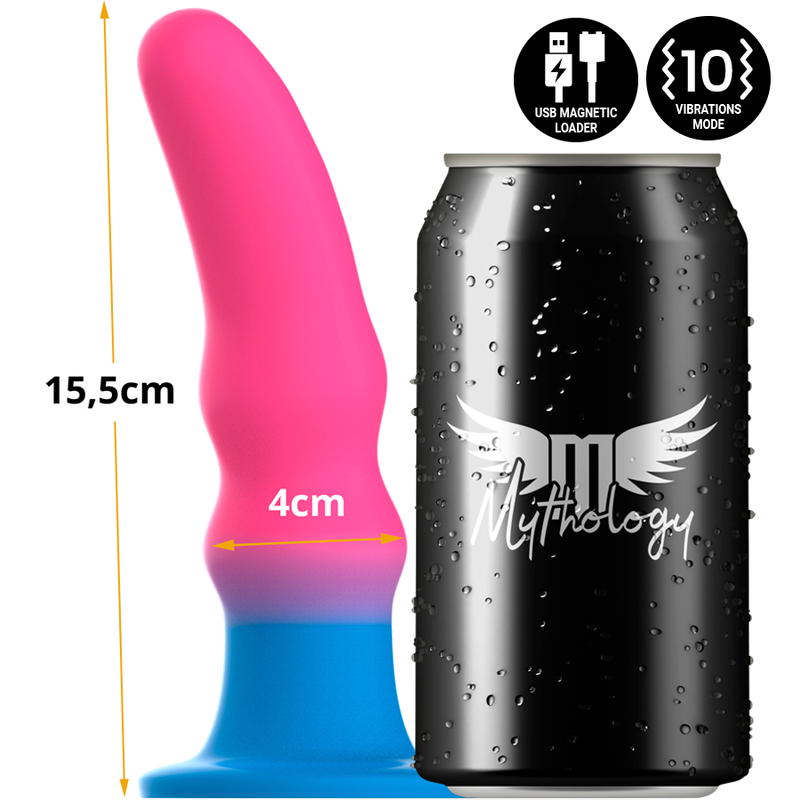 MYTHOLOGY - KUNO UTOPIA DILDO M - VIBRATOR KOMPATIBEL MED WATCHME TRÅDLÖS TEKNIK