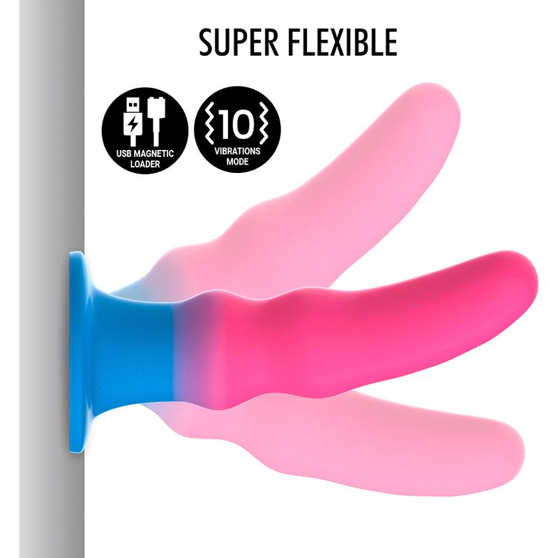 MYTHOLOGY - KUNO UTOPIA DILDO M - VIBRATOR KOMPATIBEL MED WATCHME TRÅDLÖS TEKNIK