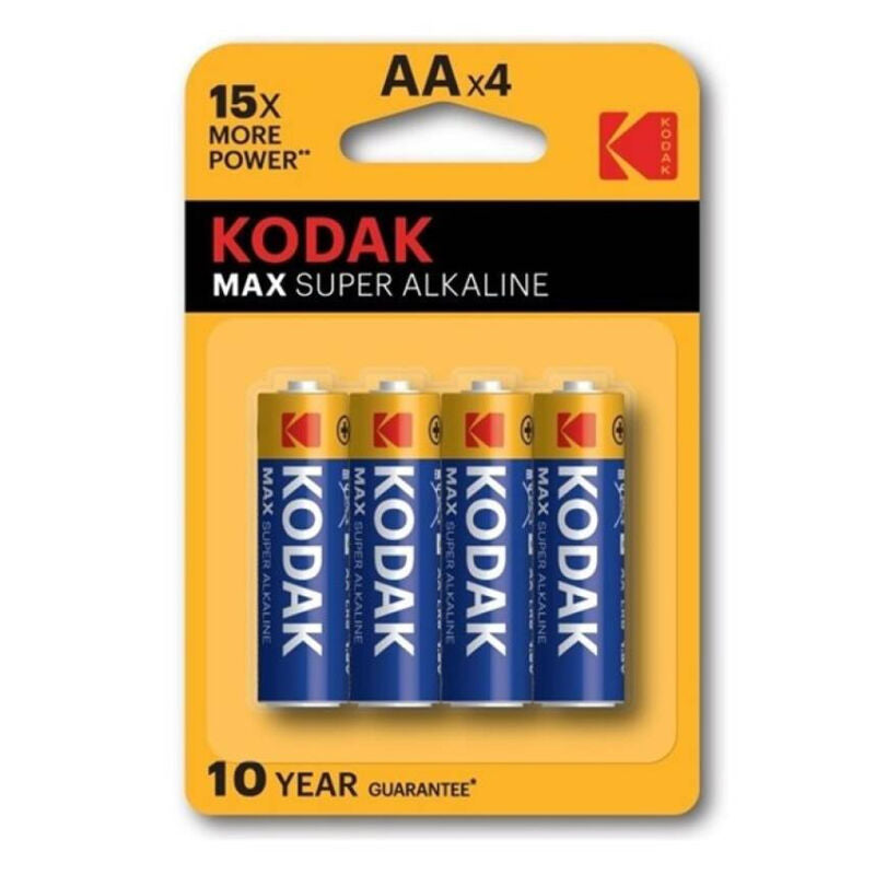 KODAK - MAX ALKALINBATTERIER AA LR6 BLISTER * 4