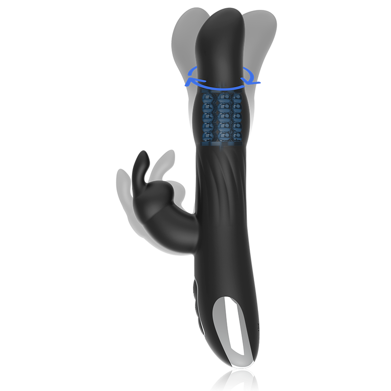 BRILLY GLAM- MÖBIUS KANINVIBRATOR OCH ROTATOR KOMPATIBEL MED WATCHME TRÅDLÖS TEKNIK