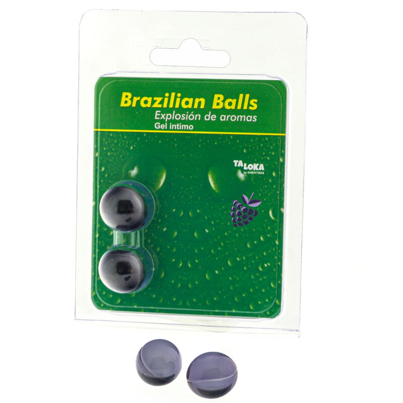 TALOKA - 2 BRASILIANSKA BOLLAR BÄR INTIMGEL