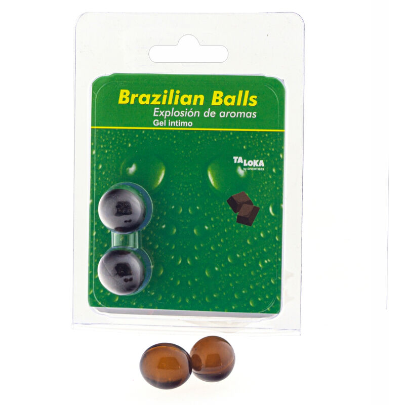 TALOKA - 2 BRASILIANSKA BOLLAR CHOKLAD INTIMGEL