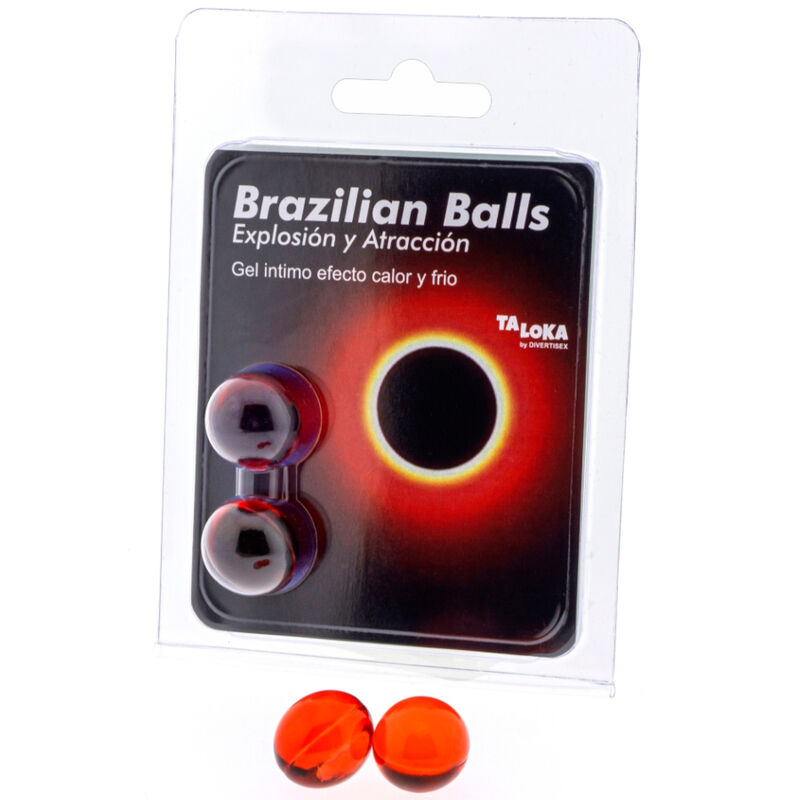 TALOKA - 2 BRASILIANSKA BOLLAR VARM &amp; KALL EFFEKT SPÄNNANDE GEL