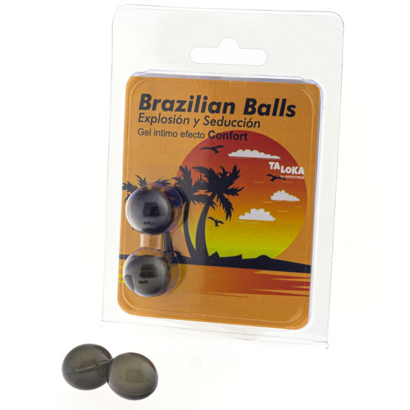 TALOKA - 2 BRASILIANSKA BOLLAR KOMFORTEFFEKT SPÄNNANDE GEL