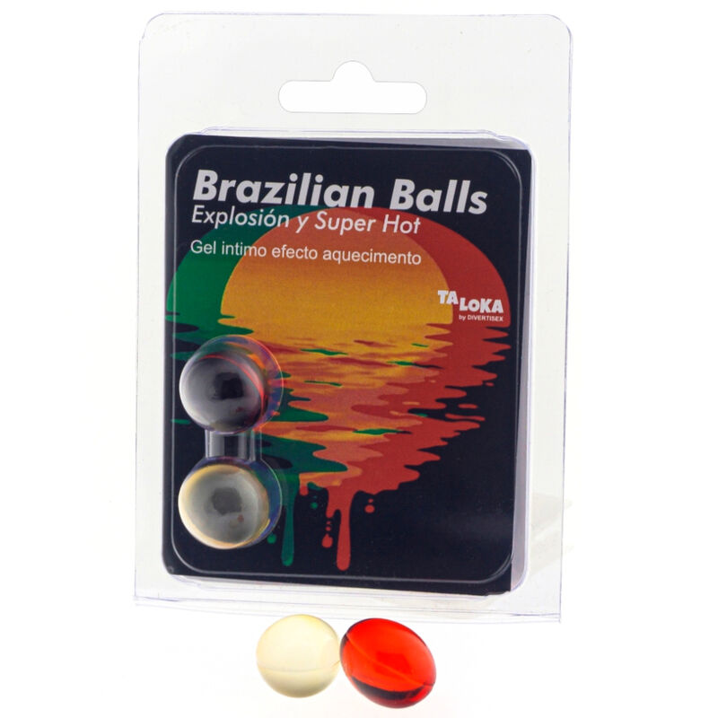 TALOKA - 2 BRASILIANSKA BOLLAR SUPERHETA EFFEKT SPÄNNANDE GEL