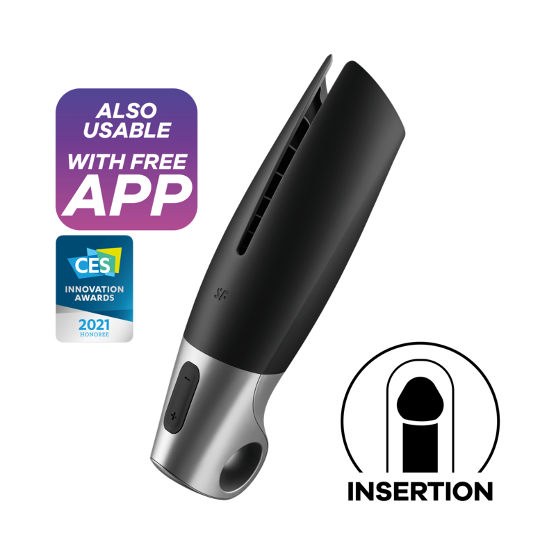 SATISFYER - POWER MASURBATTOR SVART