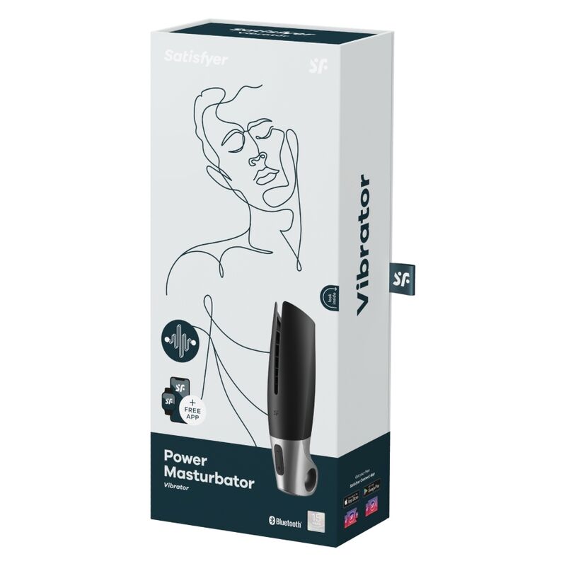 SATISFYER - POWER MASURBATTOR SVART