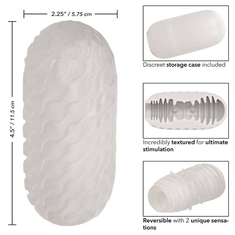 CALEXOTICS - VÄNDBAR RIBBADE STROKER