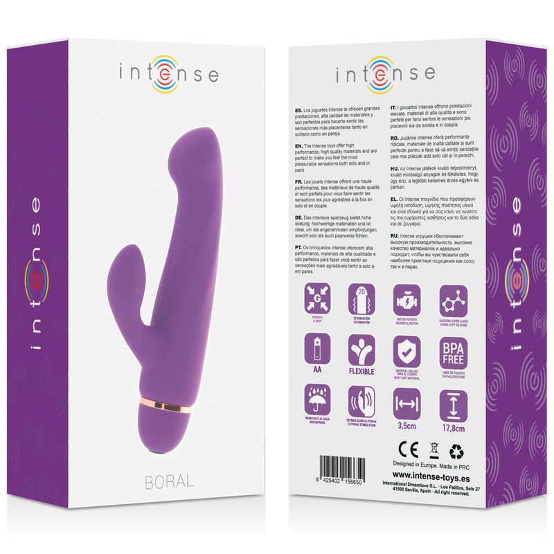 INTENSIV - BORAL 20 HASTIGHETER SILIKON LILA