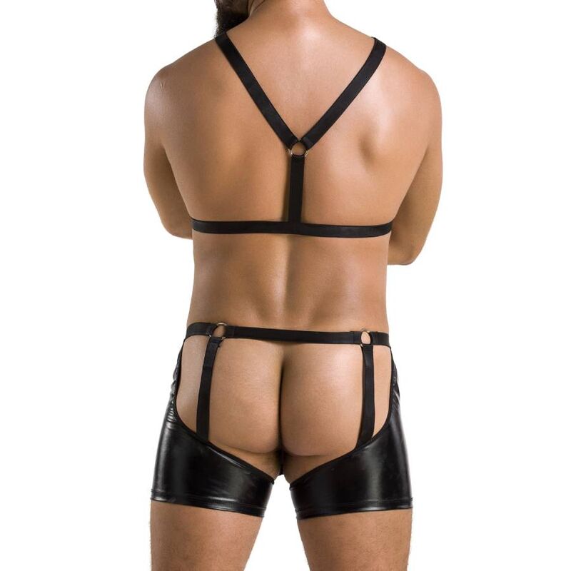 PASSION - 047 SET ARON SVART L/XL