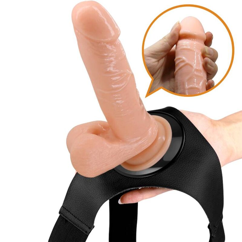 PRETTY LOVE - SELE TROSOR UNIVERSAL SELE MED DILDO TOM 20 CM NATURLIG