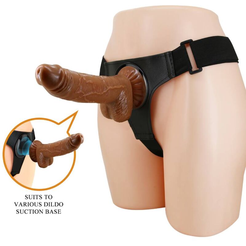 PRETTY LOVE - SELE TROSOR UNIVERSAL SELE MED DILDO MICHEAL 20 CM SVART