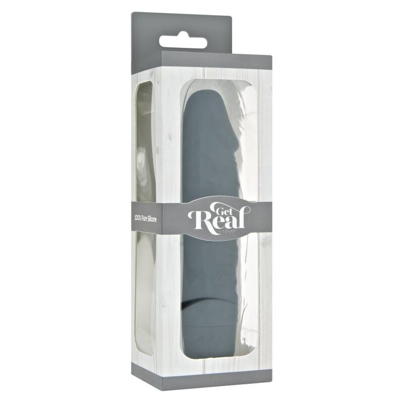 GET REAL - MINI KLASSISK VIBRATOR SVART
