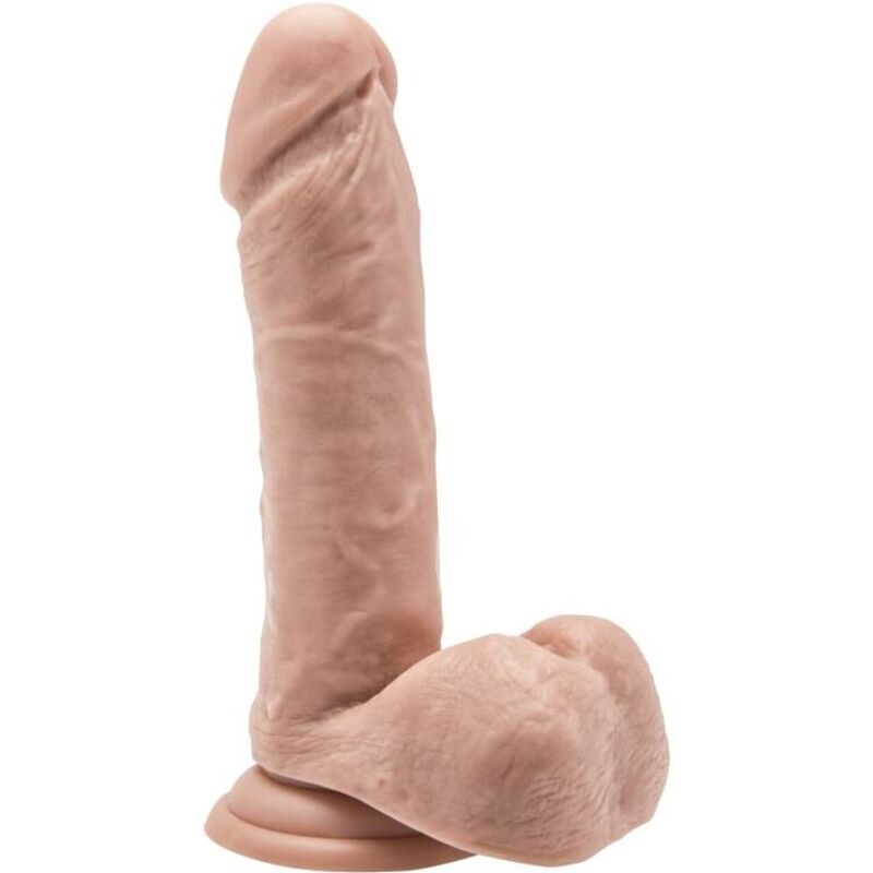 GET REAL - DILDO 18 CM MED PUNGAR I HUDEN