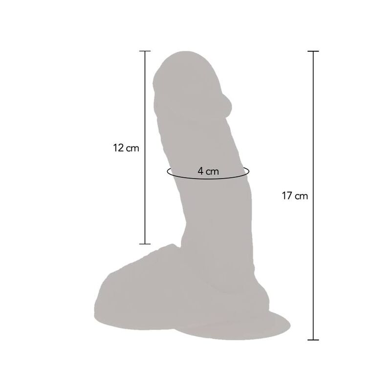 VÄLJ PÅ RIKTIGT - VIBRERANDE DILDOHUD MED SILIKON
