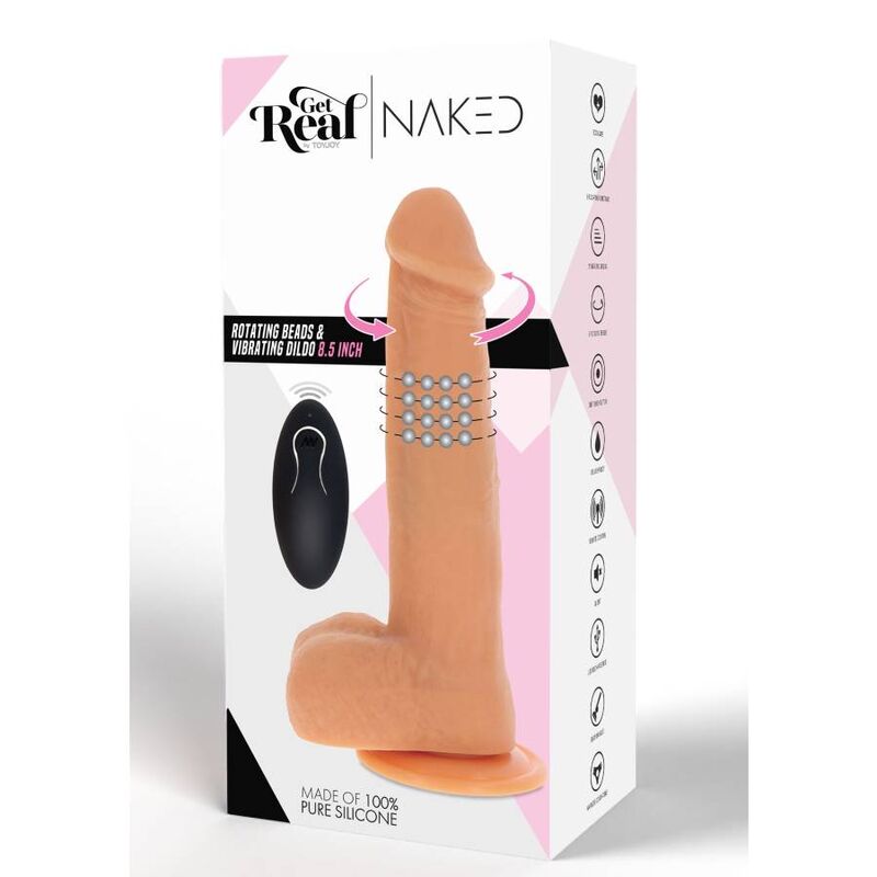 VÄLJ PÅ RIKTIGT - ROTERANDE PÄRLOR VIBRERANDE DILDOHUD