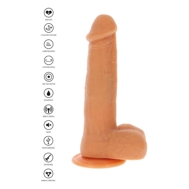 VÄLJ PÅ RIKTIGT - ROTERANDE PÄRLOR VIBRERANDE DILDOHUD