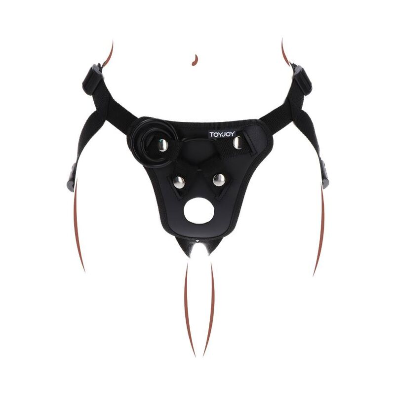 GET REAL - STRAP-ON NÖJELSESELE SVART