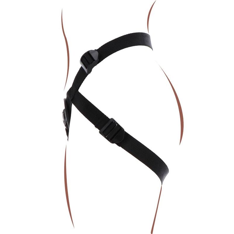 GET REAL - STRAP-ON NÖJELSESELE SVART