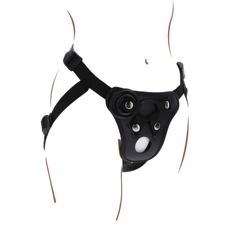 GET REAL - STRAP-ON NÖJELSESELE SVART