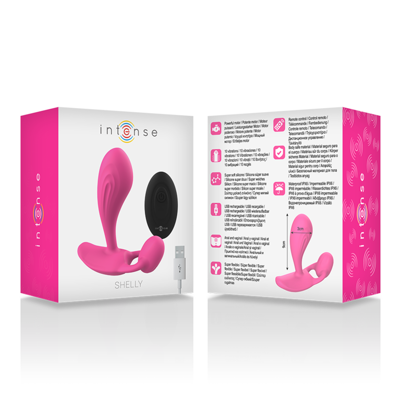 INTENSIV - SHELLY PLUG ANAL FJÄRRKONTROLL ROSA