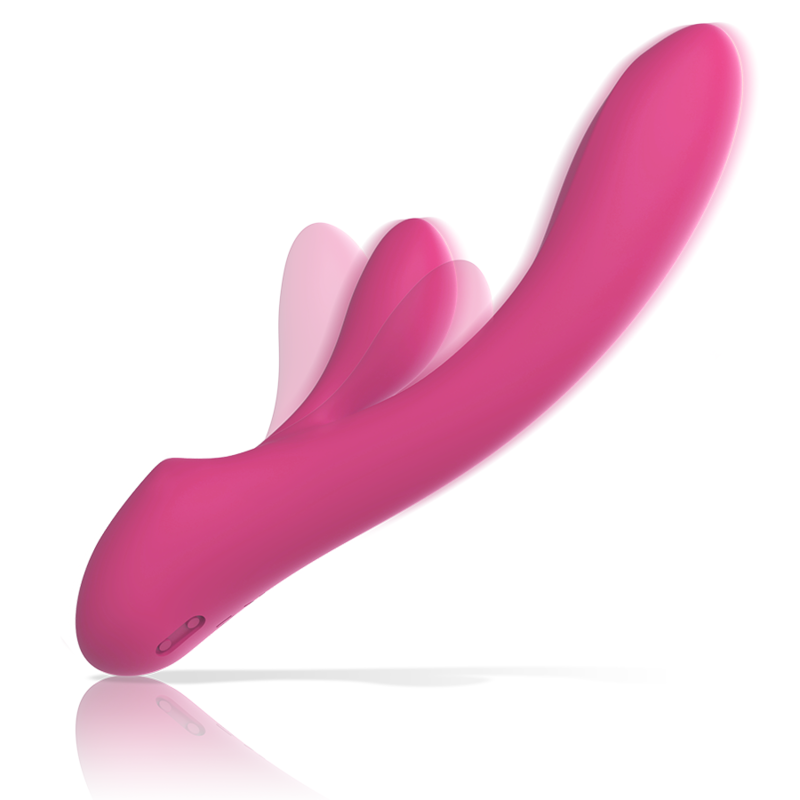 INTENSIV - LUIGI KANINVIBRATOR ROSA FLYTANDE SILIKON