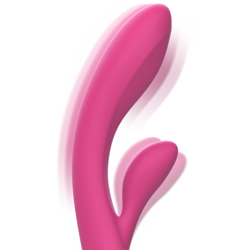 INTENSIV - LUIGI KANINVIBRATOR ROSA FLYTANDE SILIKON
