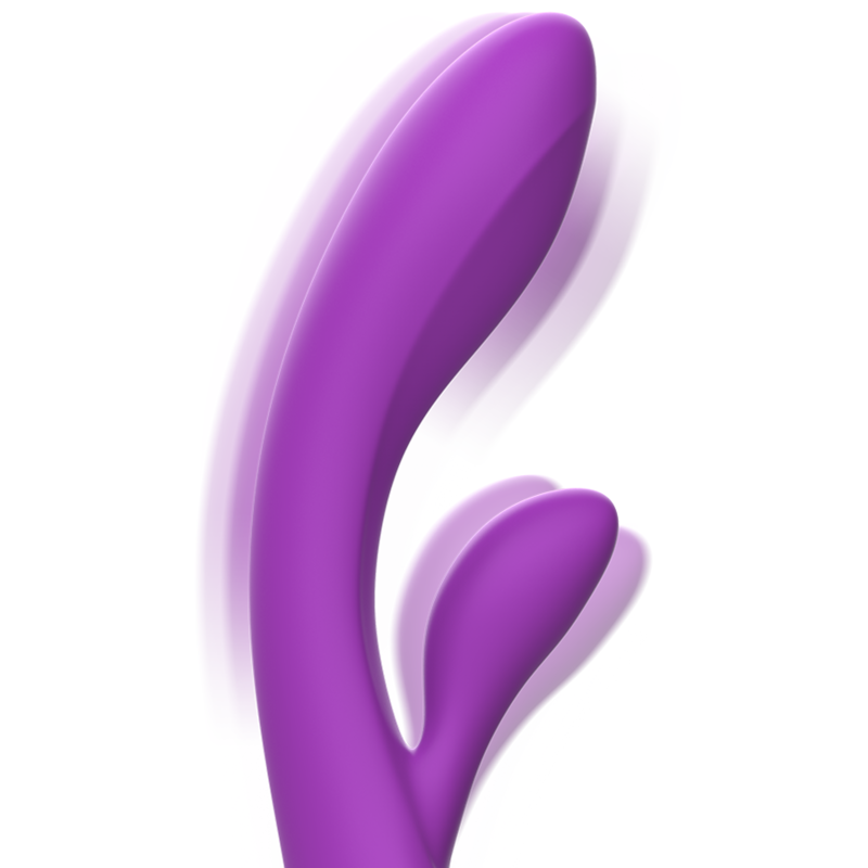 INTENSIV - LUIGI KANINVIBRATOR FLYTANDE SILIKON LILA