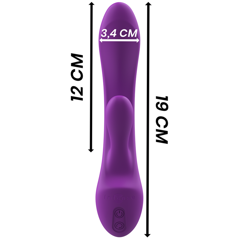 INTENSIV - LUIGI KANINVIBRATOR FLYTANDE SILIKON LILA
