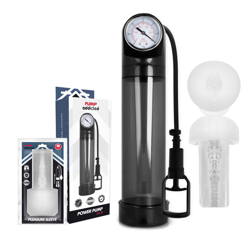 PUMP ADDICTED - RX9 SVART MED MASURBAR